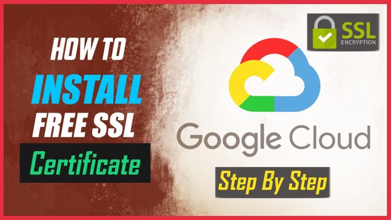 Install Free Ssl Certificate For Bitnami Wordpress On Google Cloud
